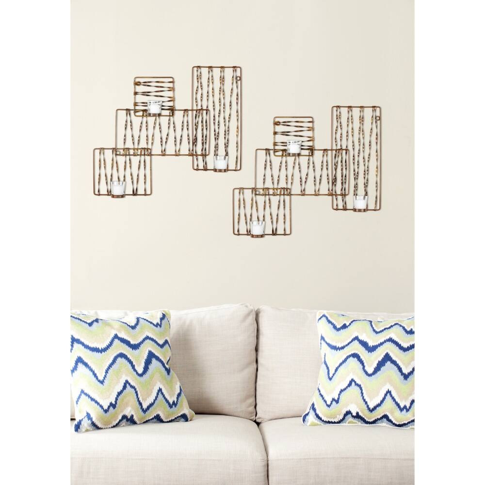 SAFAVIEH ZigZag Candle Holder Wall Sconce 0 Bed Bath & Beyond