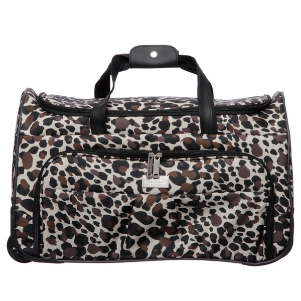 nicole miller wheeled duffel