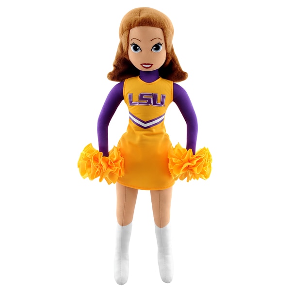 Bleacher Creatures LSU Tigers Plush Cheerleader Doll College Themed
