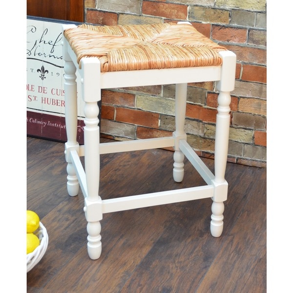 24 inch Antique White Morgan Counter Stool