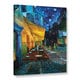 preview thumbnail 1 of 2, van Gogh 'Cafe Terrace at Night' Wrapped Canvas