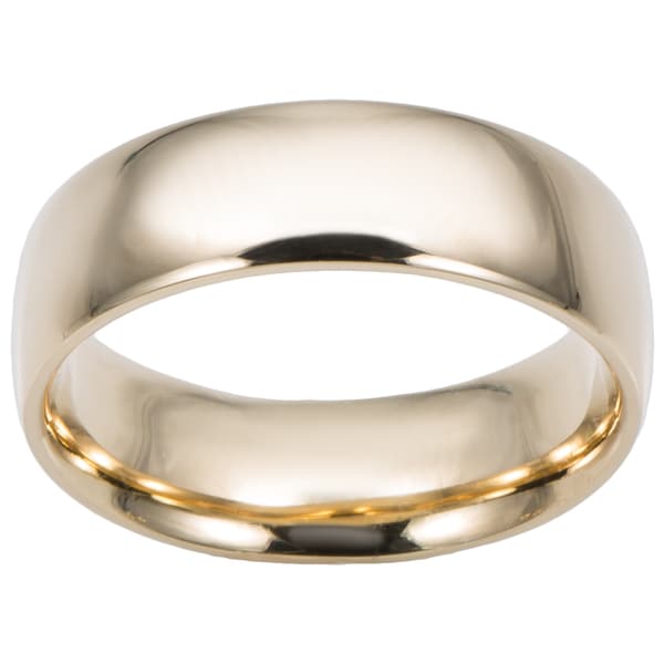 14k Yellow Gold Comfort Fit Wedding Band (6-mm). Opens flyout.