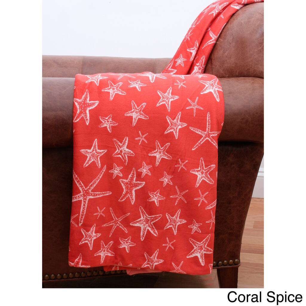 Starfish Microplush Throw