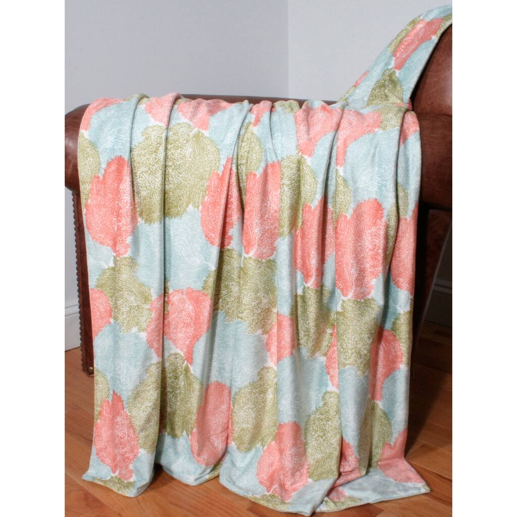 Fan Coral Microplush Throw