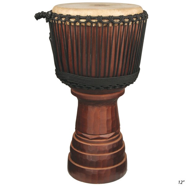 Classical Hand Carved Professional Level Djembe Drum (Indonesia)