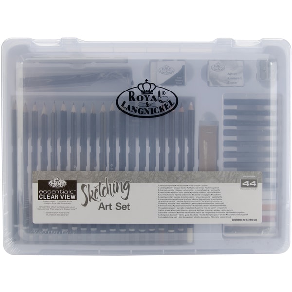 Clearview Medium Sketching Art Set Royal Brush Drawing Accessories