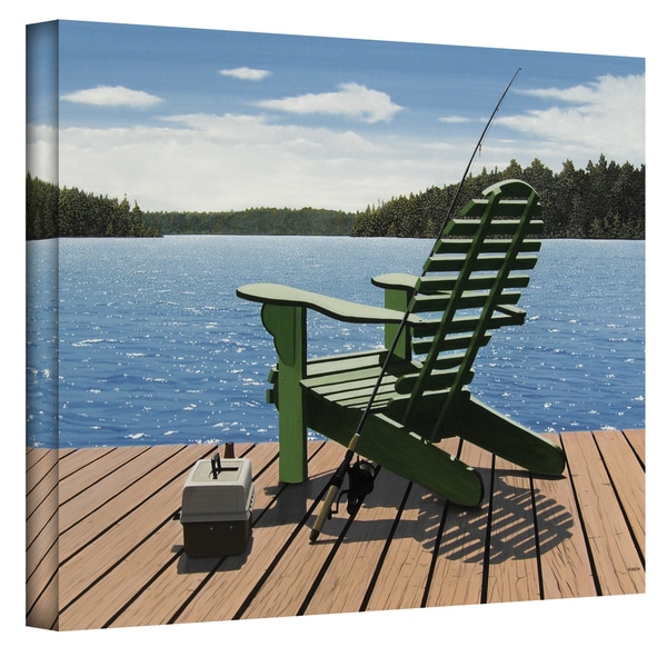 Ken Kirsch FishingChair Wrapped Canvas  ™ Shopping   Top