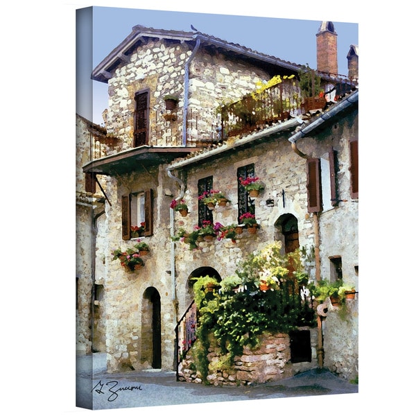 George Zucconi 'Assisi, Italy' Wrapped Canvas ArtWall Canvas