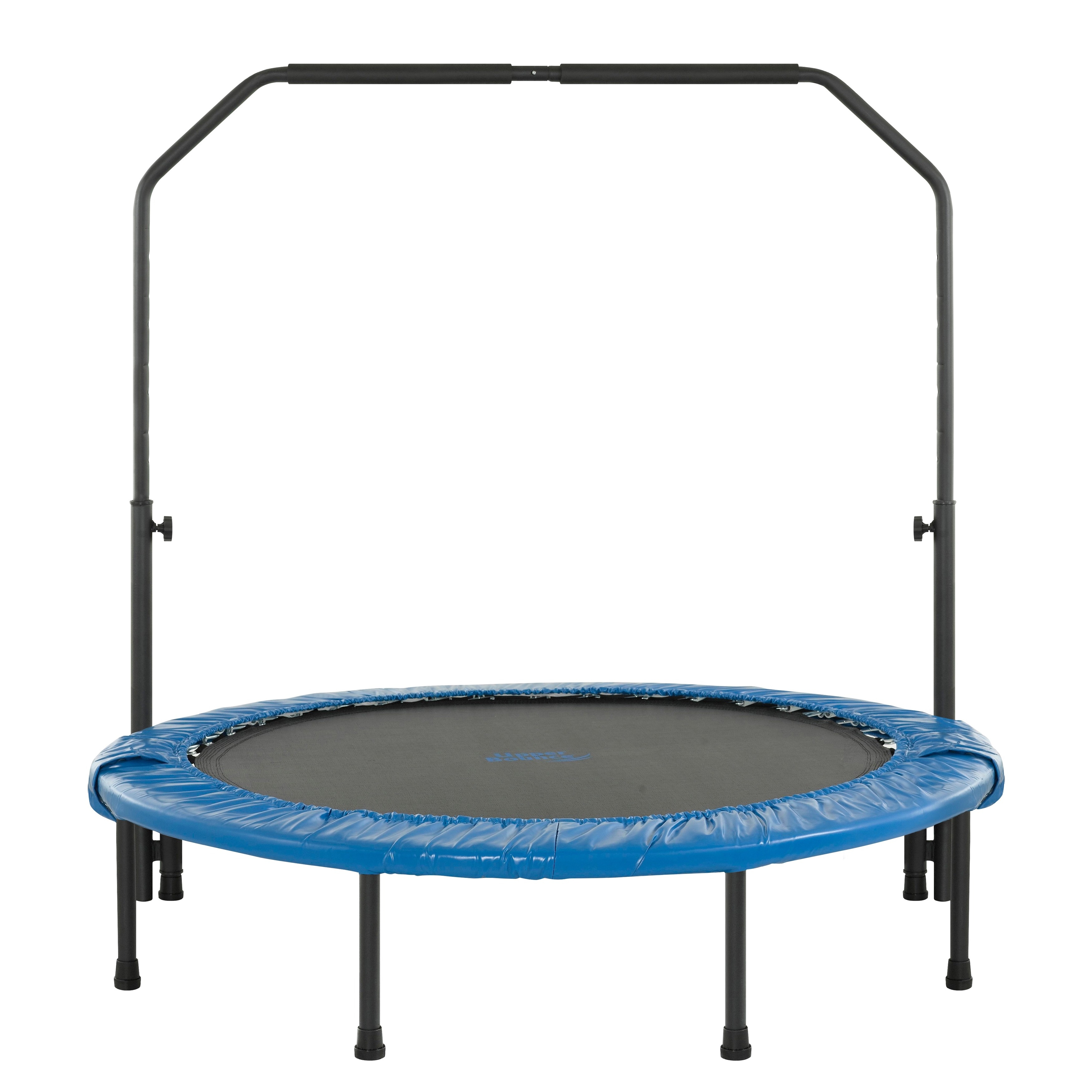 Upper Bounce 48 inch Mini Indoor/ Outdoor Foldable Trampoline With Adjustable Handrail