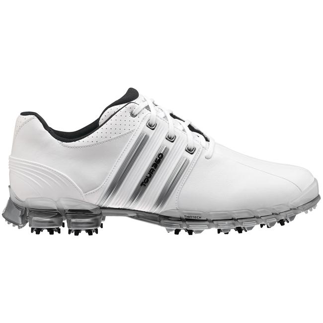 Mens Adidas Tour360 Atv Silver Stripe Golf Shoes