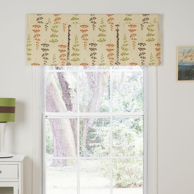 Floating Petals Pleated Valance