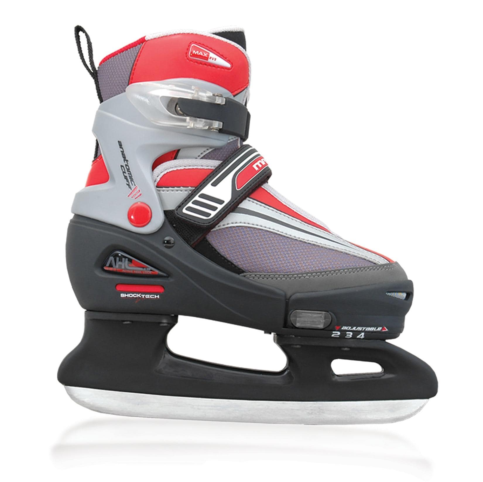 Mach 5 Boys Adjustable Ice Skates Size Medium  