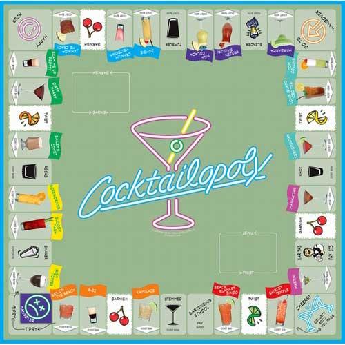 Cocktail opoly Game Board Games