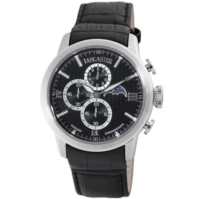 Lancaster Italy Men's Narciso Chronograph Black Watch - 13281334 ...