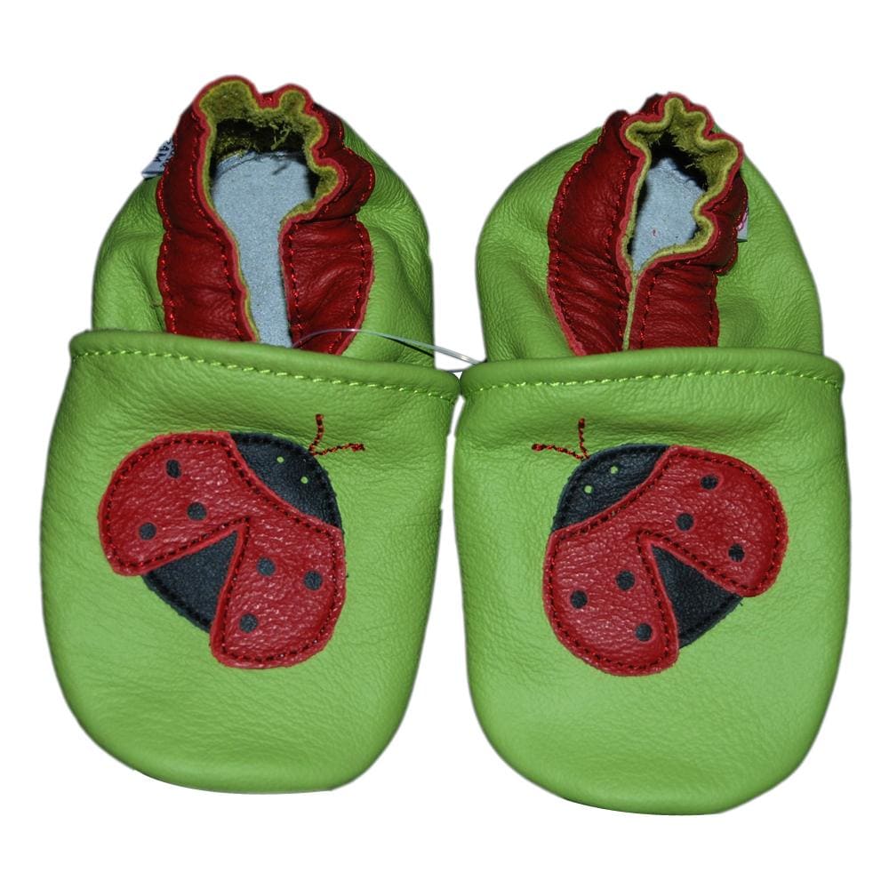 Baby Pie Ladybug Leather Infant Shoes