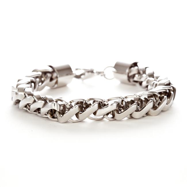 Stainless Steel Mens Link Bracelet