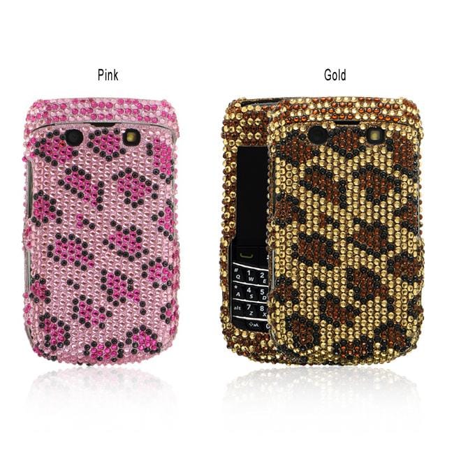 Leopard BlackBerry Onyx 9700 Rhinestone Case