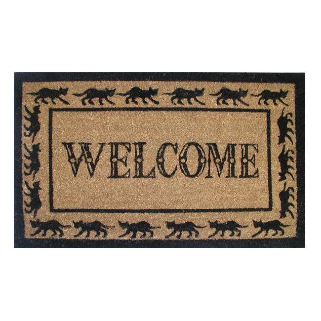 Welcome Coir Animal Door Mat (30 x 18) - 30 x 18