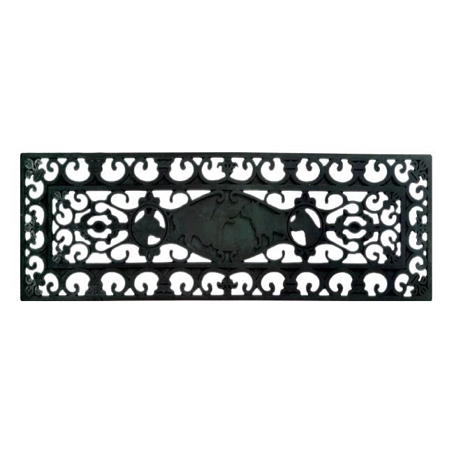 Dog Scroll Stair Mat (30 x 9) Imports Decor Door Mats