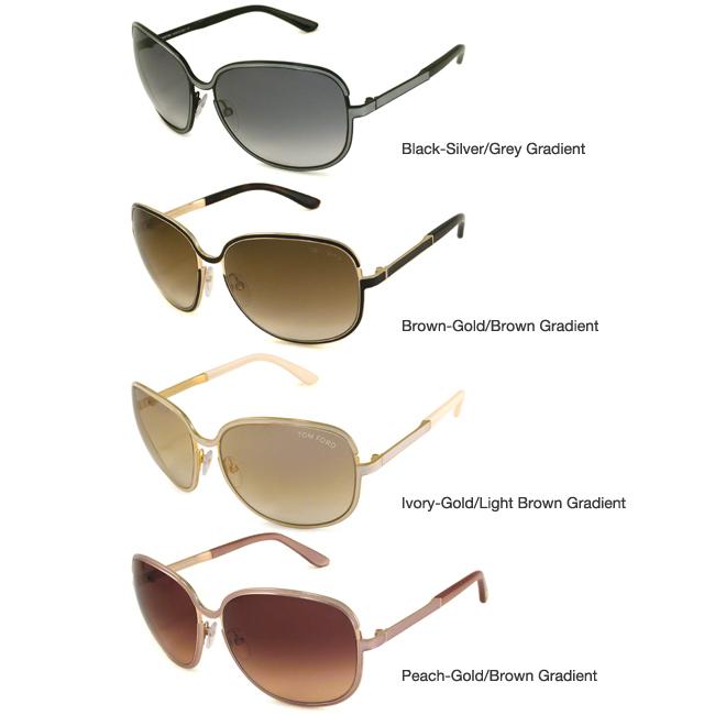 Tom Ford TF0117 Delphine Women's Rectangular Sunglasses - Free Shipping Today - Overstock.com 