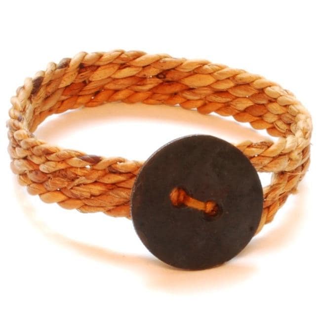 Womens Banana and Steel Bracelet (Rwanda)