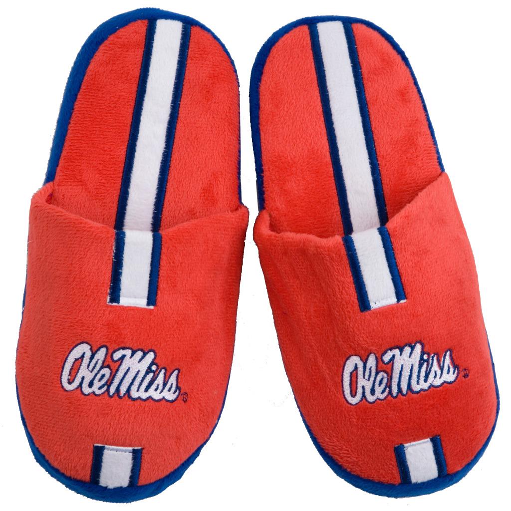 Ole Miss Runnin Rebels Striped Slide Slippers Today $14.79