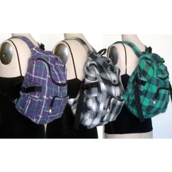 Recycled Cotton Flannel Backpack (Nepal) Backpacks/Luggage