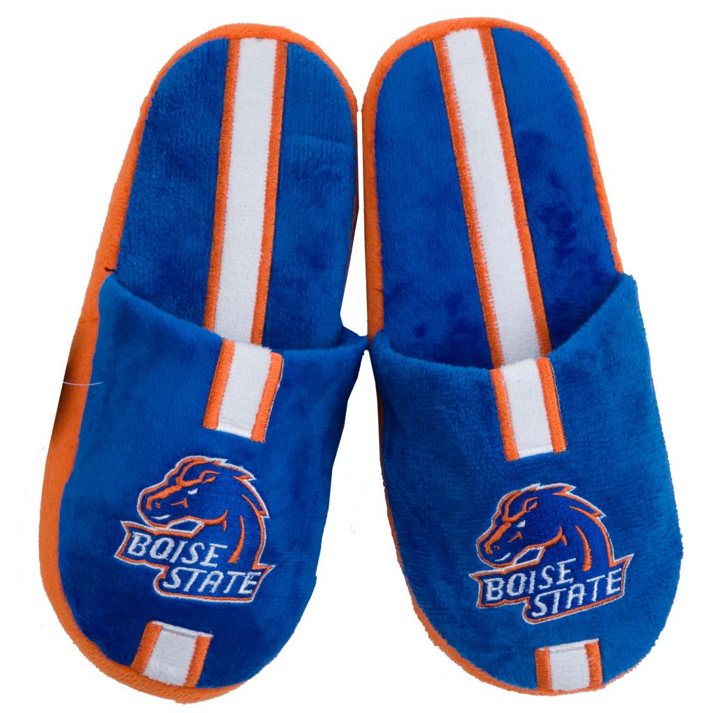 Boise State Striped Slide Slippers