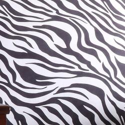 Hills Black/ White Zebra Print Chair  