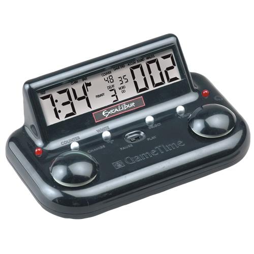 EB Excalibur XC5553BK93ABL Game Time II Chess Timer
