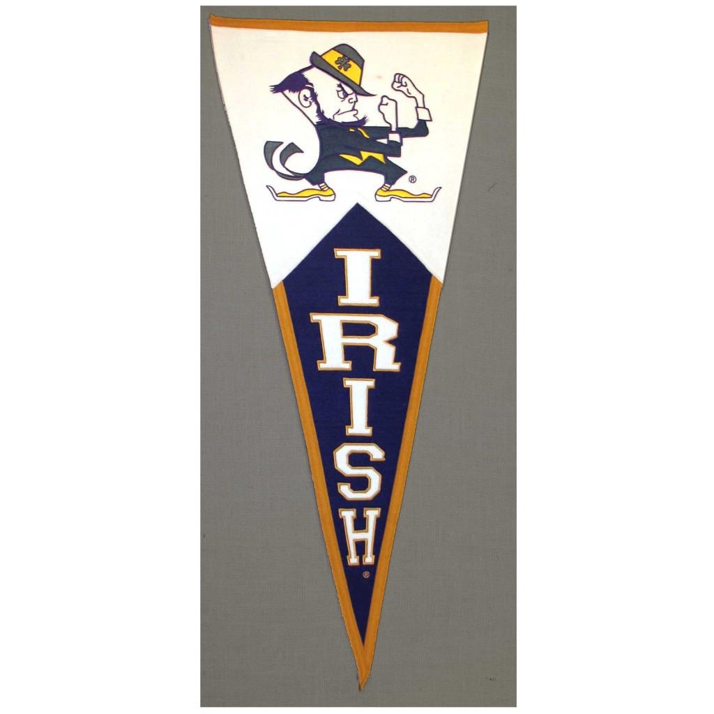 Notre Dame Fighting Irish Leprechaun Wool Pennant