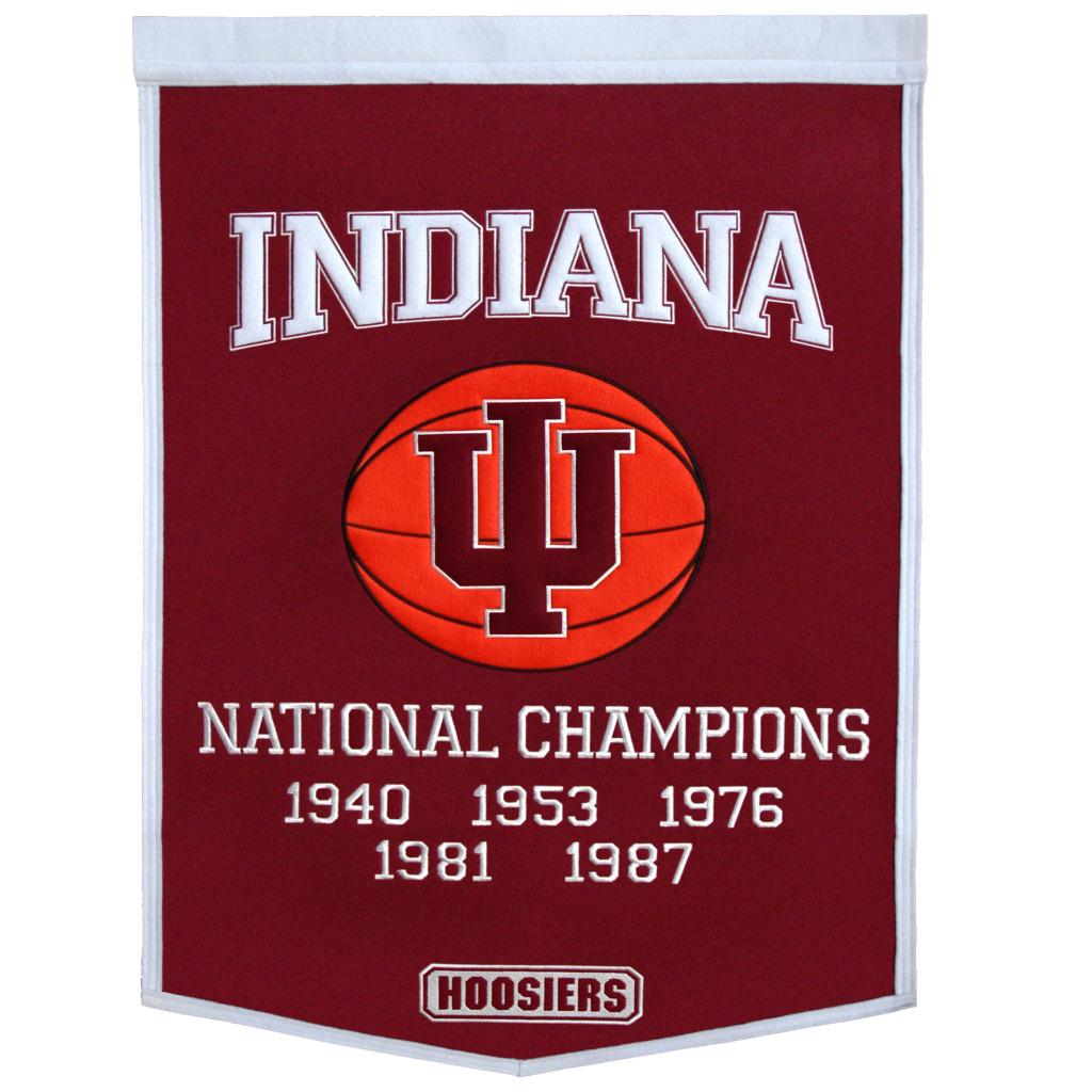 Indiana Hoosiers NCAA Basketball Dynasty Banner