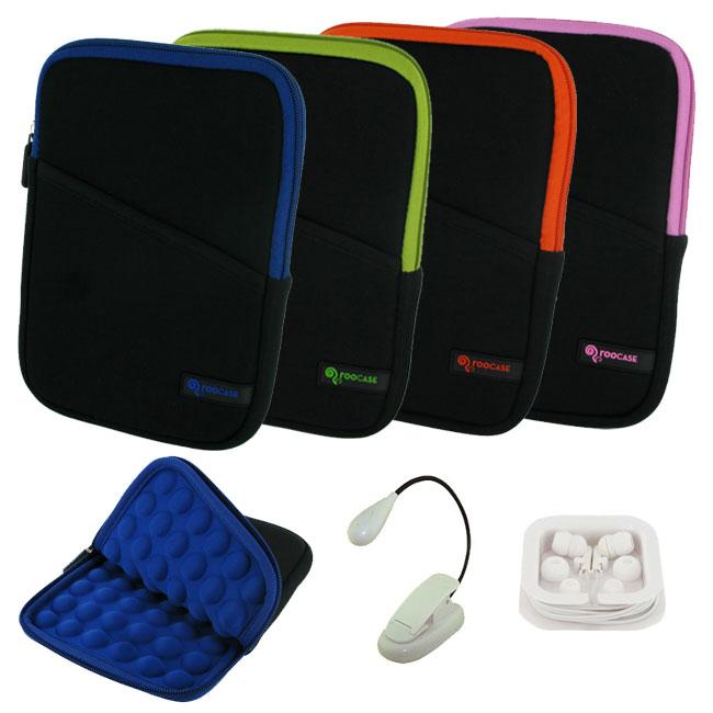 rooCASE 3 in 1 Kindle 3 Bubble Neoprene Case Bundle rooCASE e Book Reader Accessories