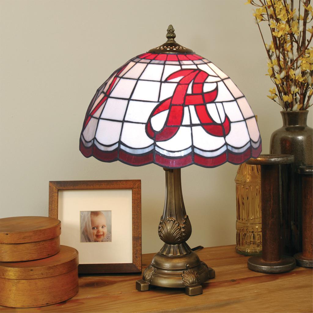 Tiffany Style Alabama Crimson Tide Lamp Free Shipping Today Tiffany Style Alabama Crimson Tide Lamp