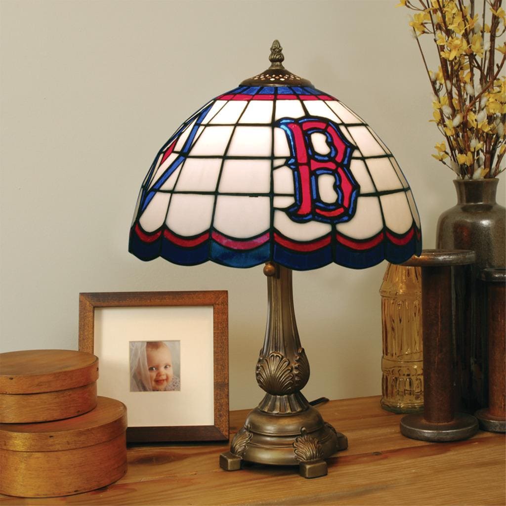 tiffany-style boston red sox lamp - free shipping today tiffany-style boston red sox lamp - free shipping today