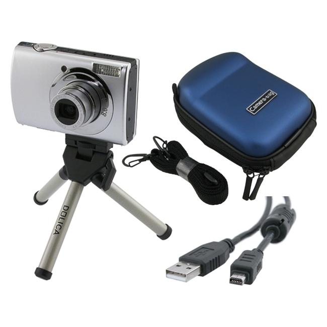 piece Camera Case/ Mini Tripod/ USB Data Cable Combo for Olympus