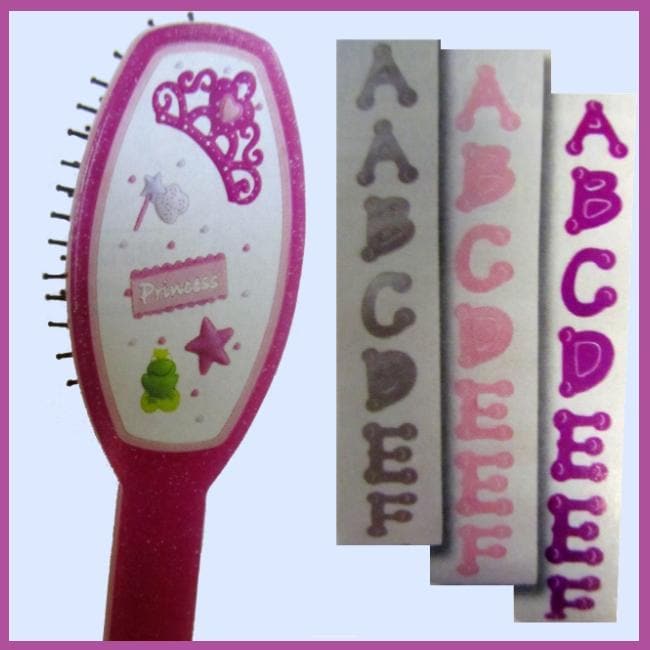 Personalize Your Own Princess Hair Brush  