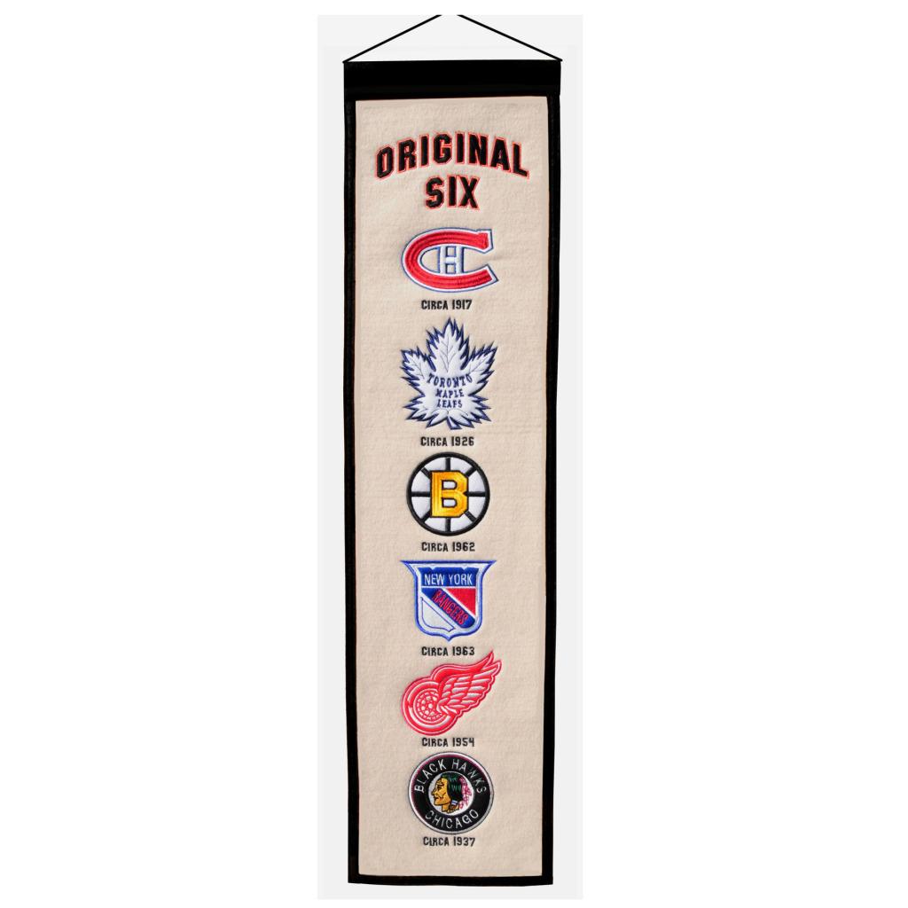 Original Six Wool Heritage Banner