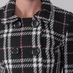 Love Change Juniors Plaid Long Sleeve Jacket  