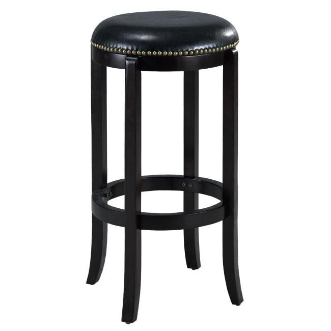 Jackson Bicast Leather Swivel Cappuccino Bar Stool