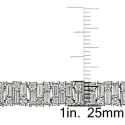 14k White Gold 10ct TDW Diamond Bracelet (G H, SI2)  