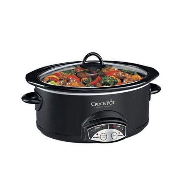 Rival SCVP550-B 5.5-quart Oval Slow Cooker Smart Crock pot - Free ...