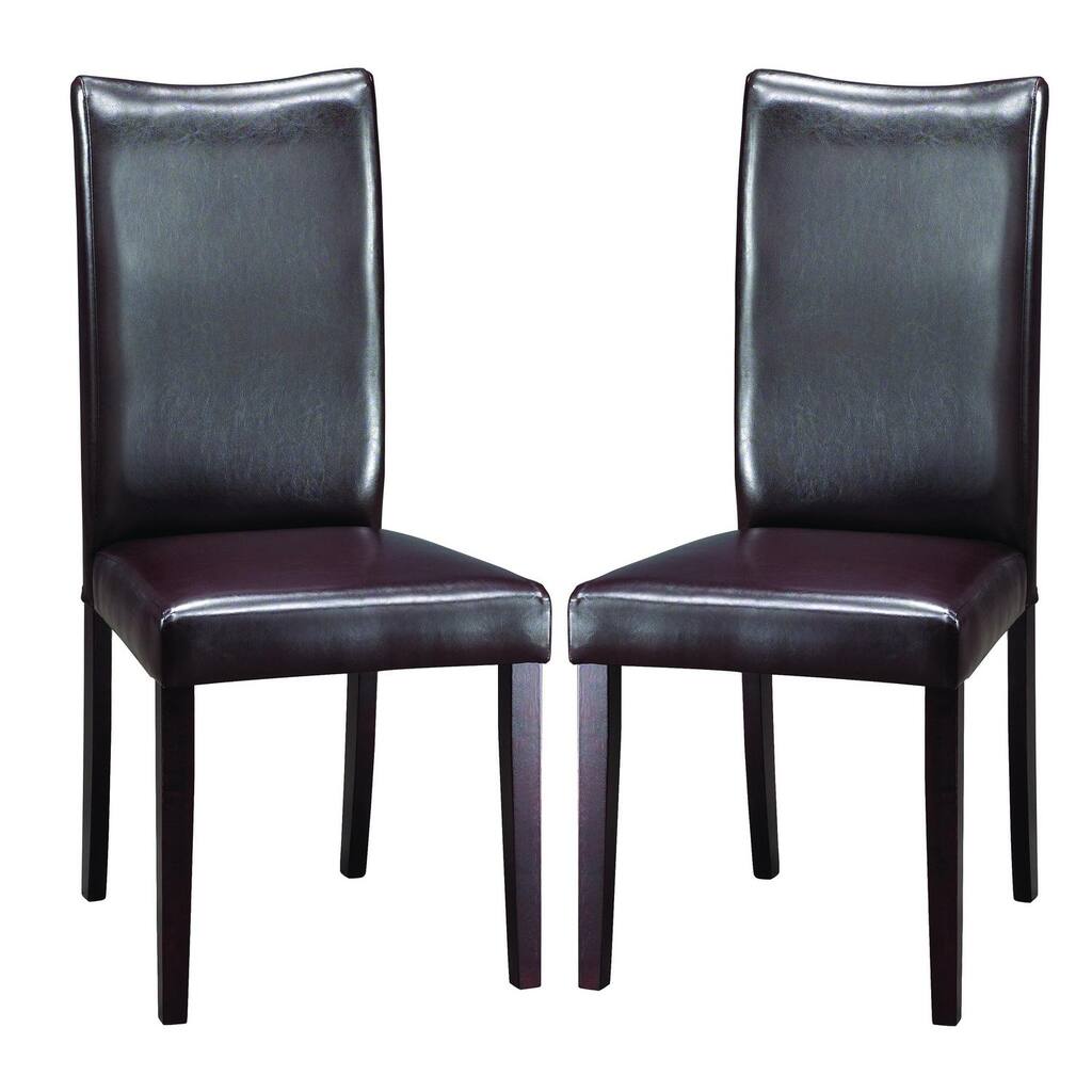 Sweden Dark Brown Modern Dining Chairs (Set of 2)