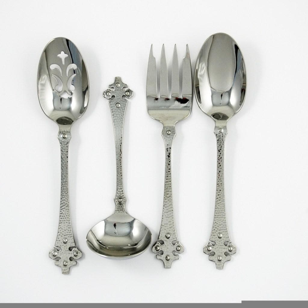 Ginkgo International Crusader 4 piece Hostess Serving Set