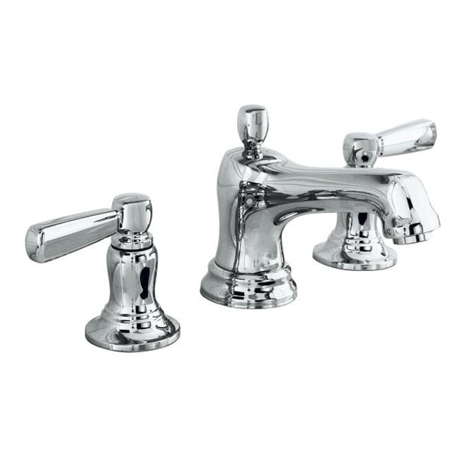 Kohler K 10577 4 cp Polished Chrome Bancroft Widespread Lavatory Faucet With Metal Lever Handles