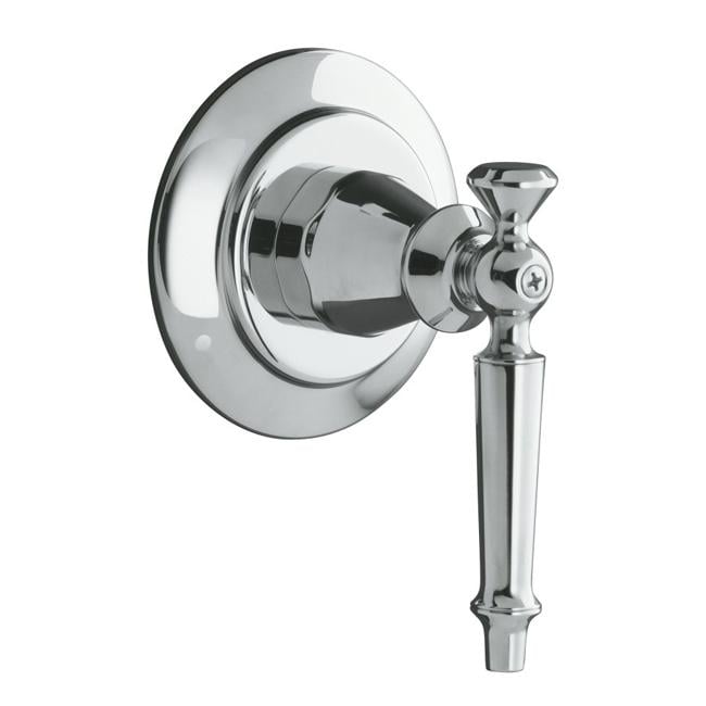 Kohler K t10113 4 cp Polished Chrome Antique Transfer Valve Trim, Valve Not Included