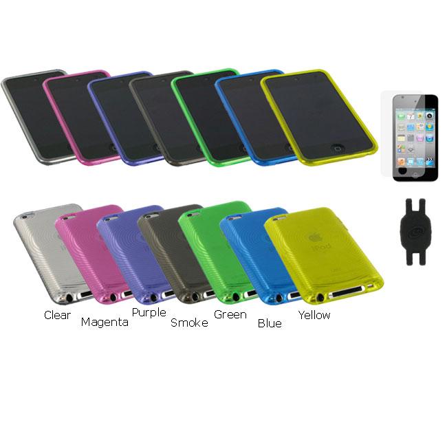 rooCASE 3 in 1 iPod Touch 4 TPU Bundle