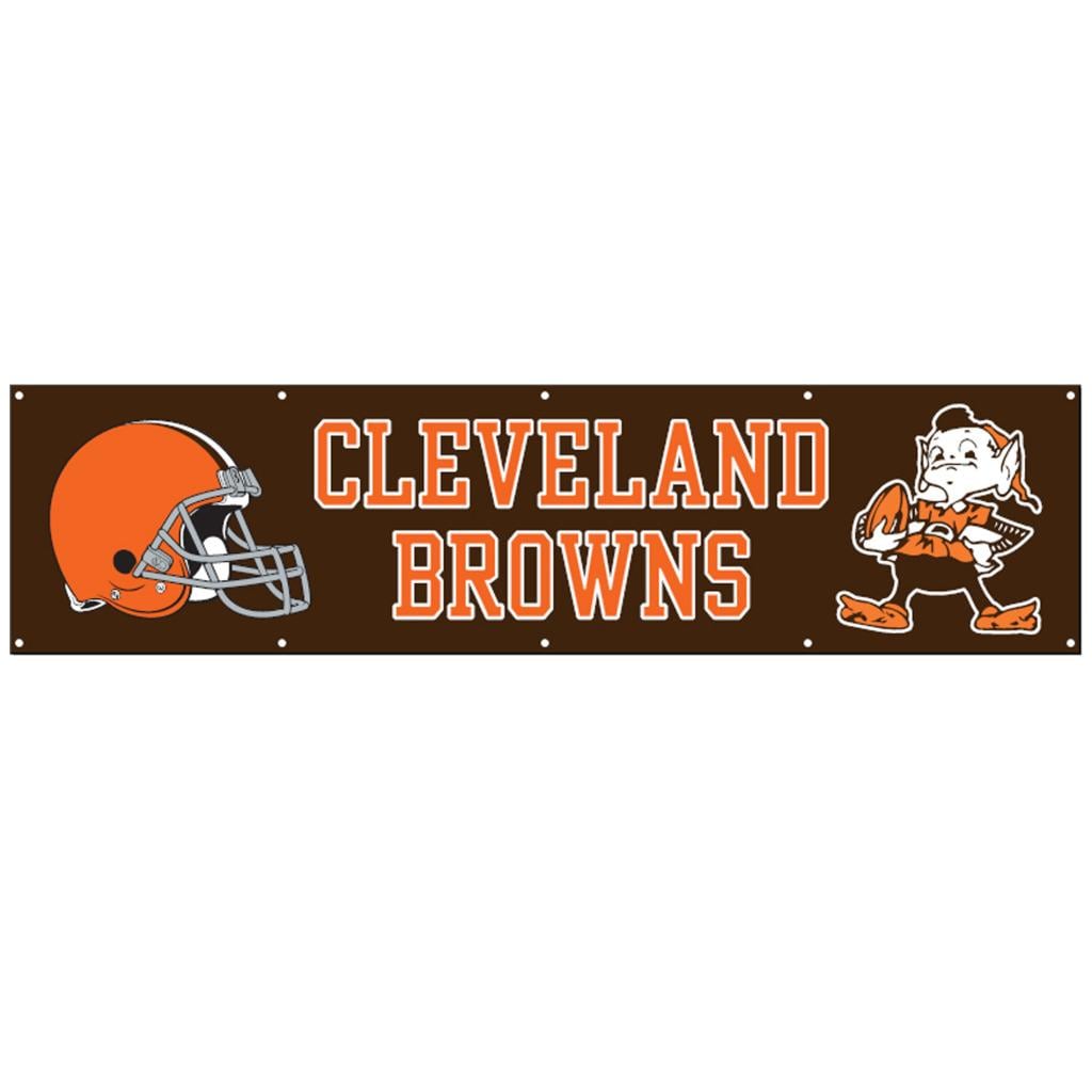 Cleveland Browns 8 foot Nylon Banner Compare $51.99 