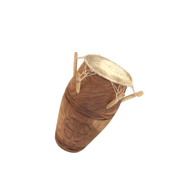 Hand carved African Kpanlogo Peg Drum (Ghana)   Shopping