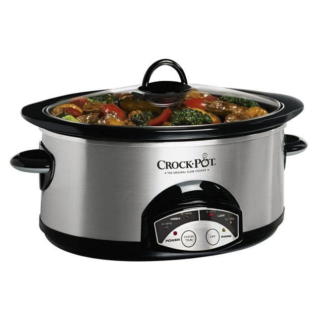 Rival SCVP600SS 6-quart Oval Programmable Smart-pot Slow Cooker